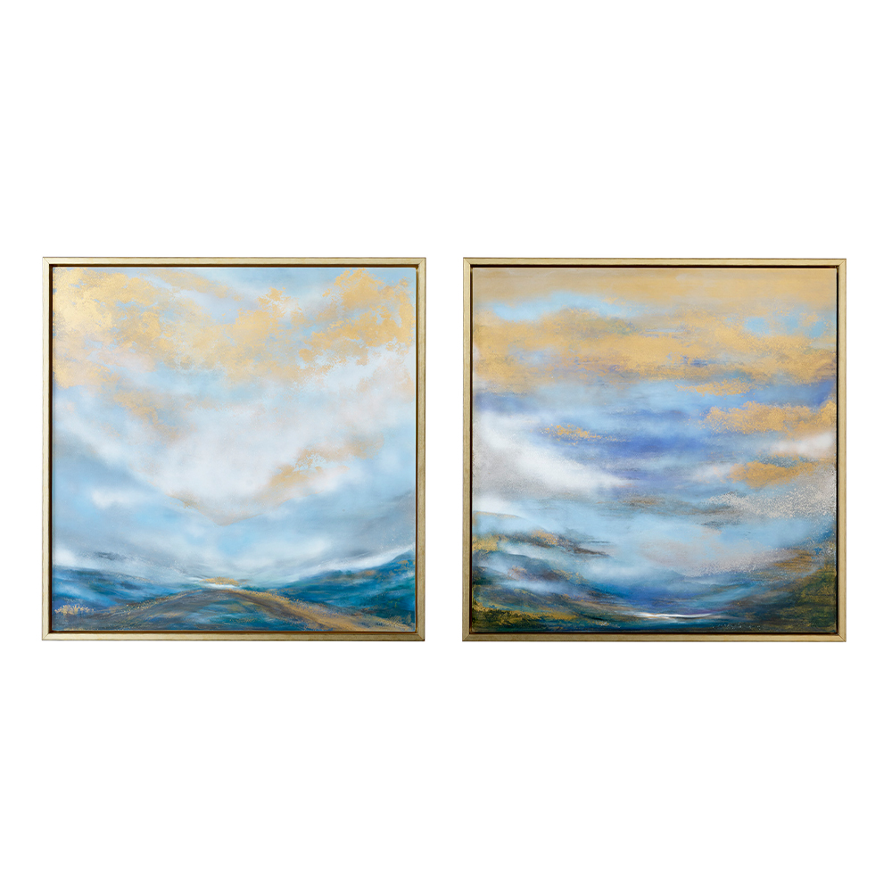 Gold Laced Skies
diptich